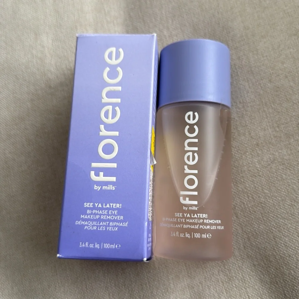 NEW- Florence by Mills See Ya Later! Bi Phase Eye Makeup Remover